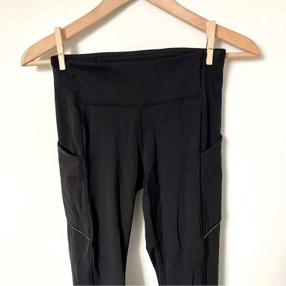 Lululemon Speed Up Tight 28" *Brushed  Full-On Luxtreme Black - Picture 8 of 11